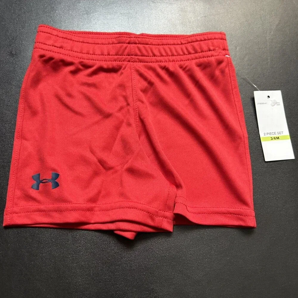 NWT Under Armour Athletic Set Baby Boys Size 3/6M